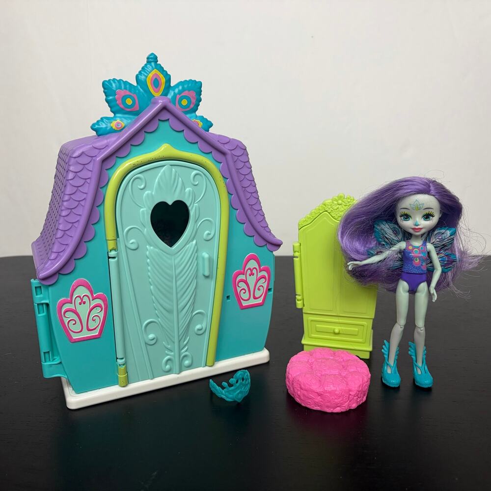 Enchantimals Patter Peacock Cottage House Playset Doll Figure Mattel 2020